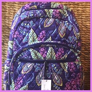 batik leaves vera bradley backpack